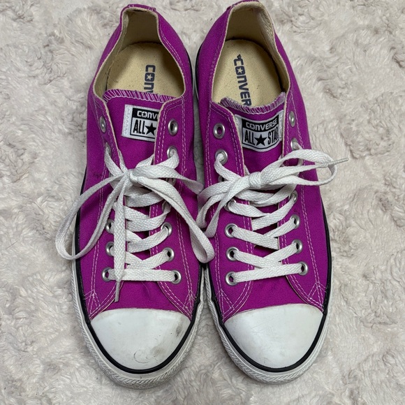 Converse Pink Canvas Sneakers - Picture 2 of 4